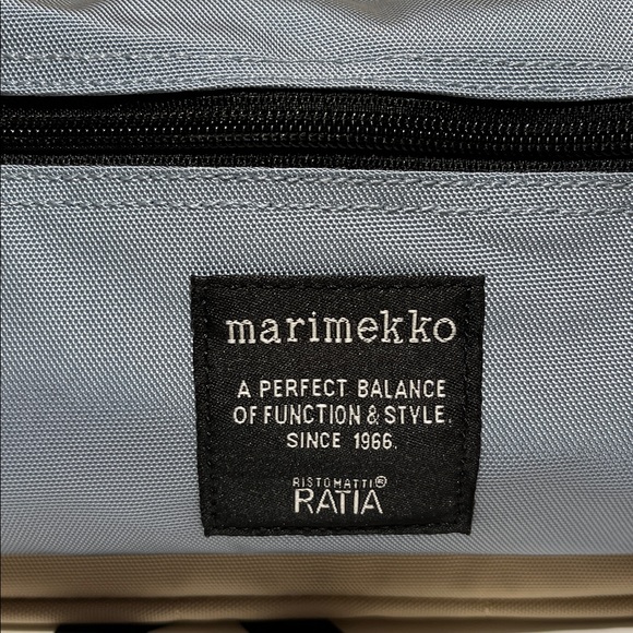 NWOT Marimekko My Things Crossbody Bag - Fog Blue/Sand - Picture 4 of 16